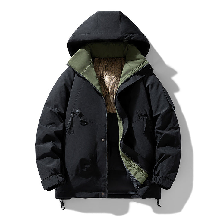 Herren Technischer Urbanparka mit Thermoisolierung und multifunktionalen Taschen Echo Archiv