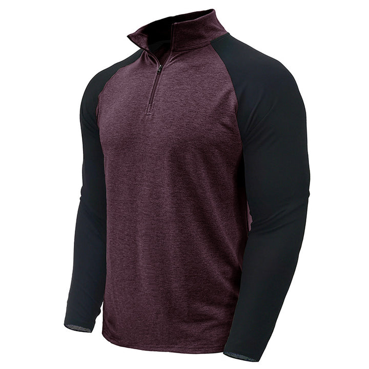 Herren Sportlicher Stehkragenpullover Echoarchiv