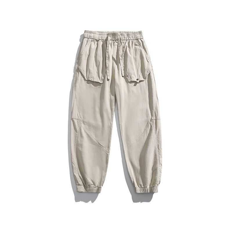 Herren Utility-Joggerhose mit übergroßen Klappentaschen, Tunnelzugbund und elastischen Bündchen Echo Archiv