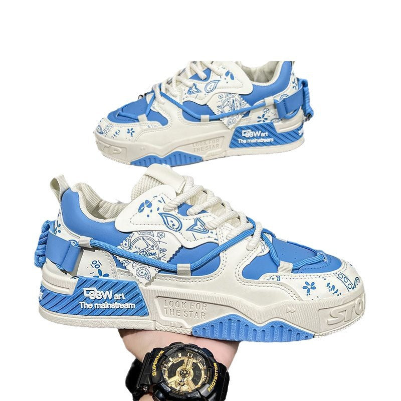 Damen Modische Sneakers im grafischen Design Echo Archiv
