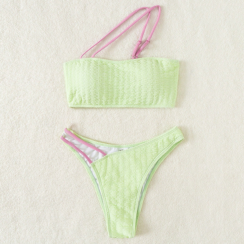 Damen Bikini-Set mit verspieltem Wickeldesign und elastischen Details Echo Archiv