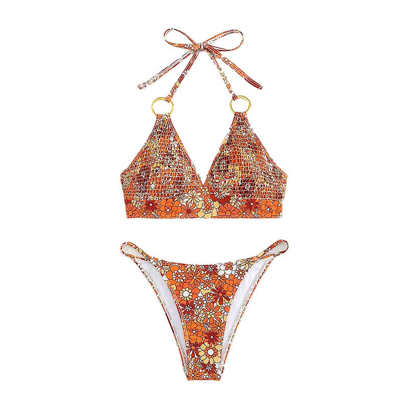 Damen Triangel-Bikini mit Schmuckdetails und verstellbaren Trägern Echo Archiv