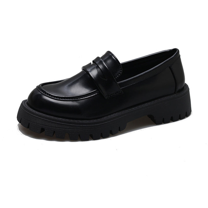Damen nan Plateau-Loafer mit Profilsohle und Velourslederoptik Echo Archiv