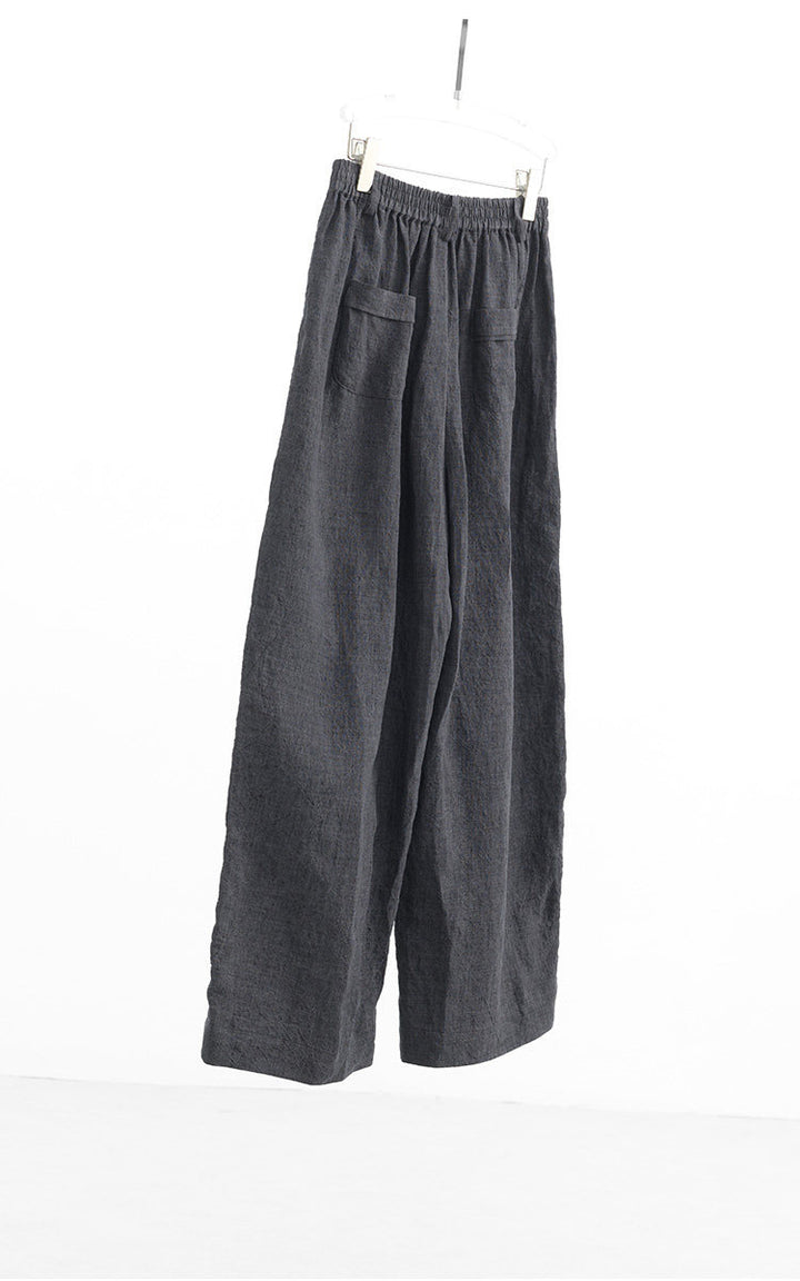 Damen Weit geschnittene Leinenhose Echoarchiv