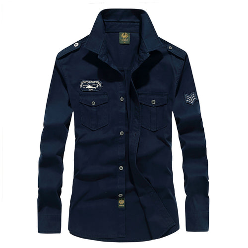 Herren Stylisches Langarmhemd Echo Archiv