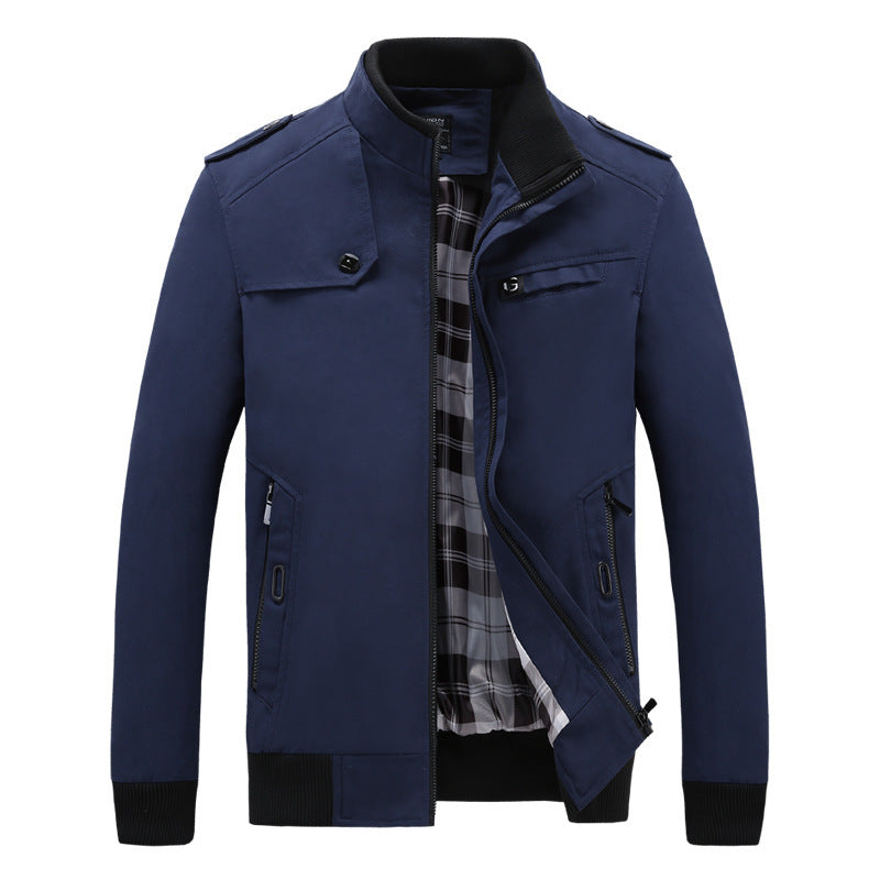Herren modische Übergangsjacke mit praktischen Taschen und modernem Schnitt Echoarchiv