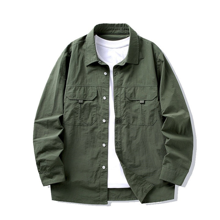 Herren Trendige und lässige Utility-Hemdjacke Echo Archiv