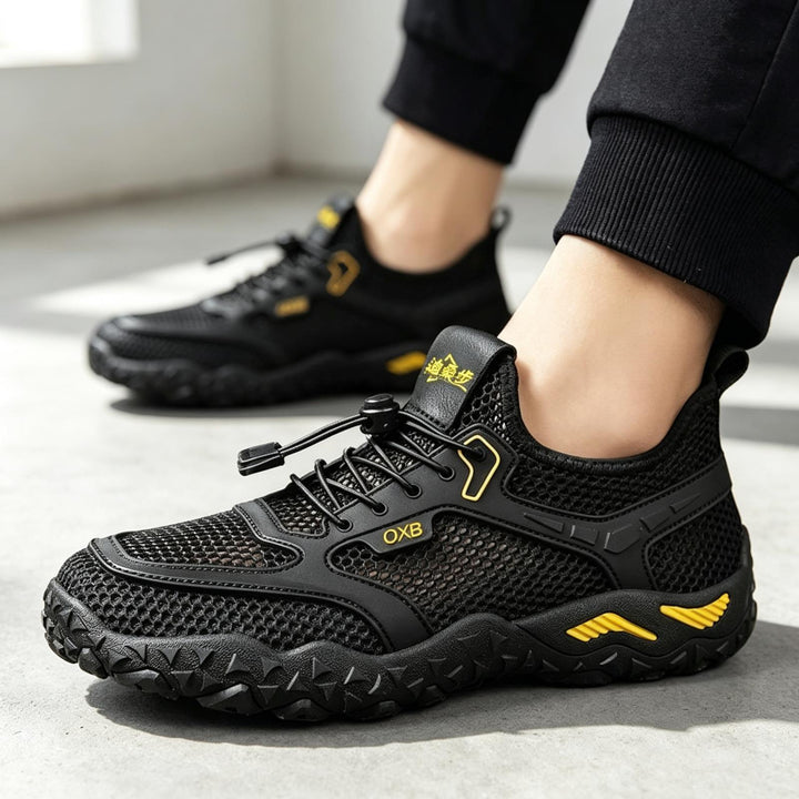 Herren Atmungsaktive Mesh-Sneaker mit Schnellschnürsystem Echoarchiv