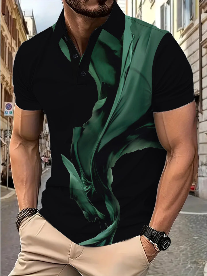 Herren Poloshirt mit einzigartigem Motiv und modernem Schnitt Echoarchiv