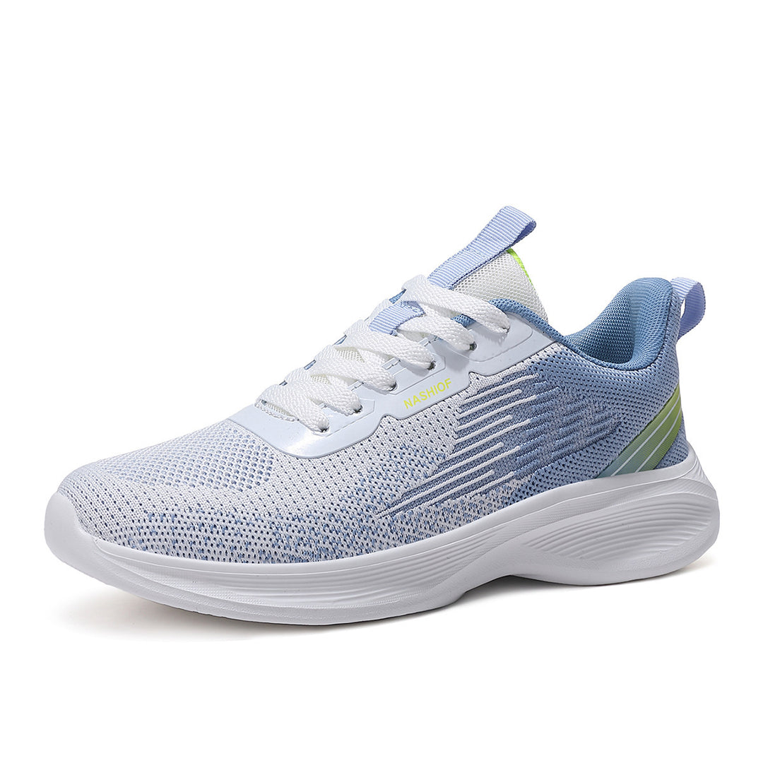 Damen nan federleichte Strick-Walking-Sneaker mit anatomischer Abrollsohle und ultraweicher Komfortinnensohle Echo Archiv