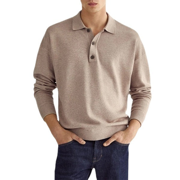 Herren eleganter Poloshirt mit modischem Schnitt Echoarchiv
