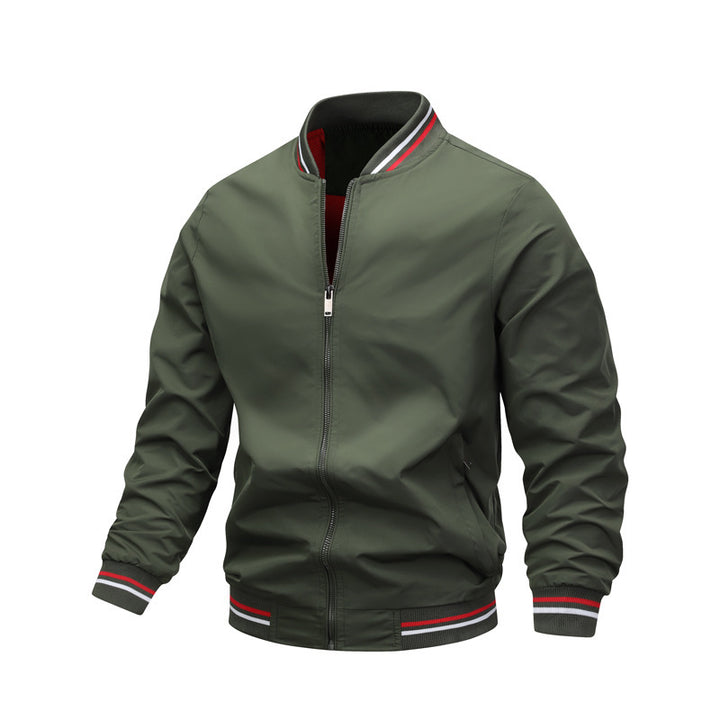 Herren Sportliche Retro Bomberjacke Echo Archiv