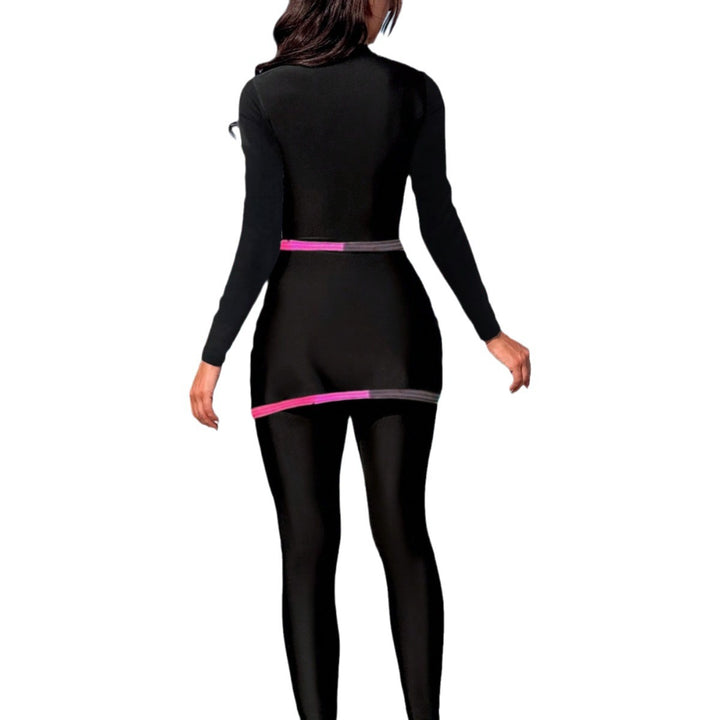 Damen modischer Longsleeve Badeanzug Echo Archiv