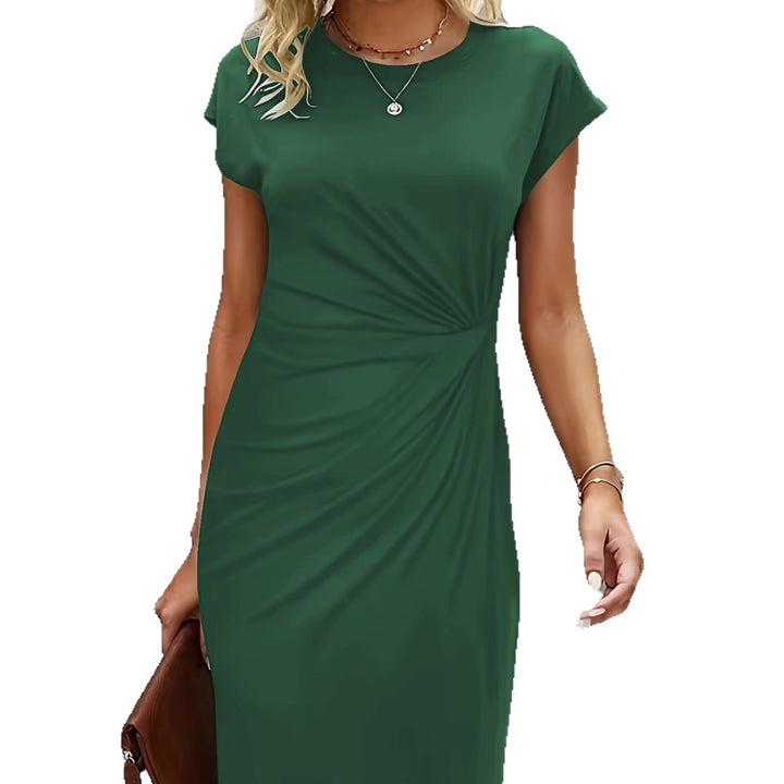 Damen figurbetontes Wickelkleid mit trendigen Drapierungen und klassischem Schnitt Echo Archiv