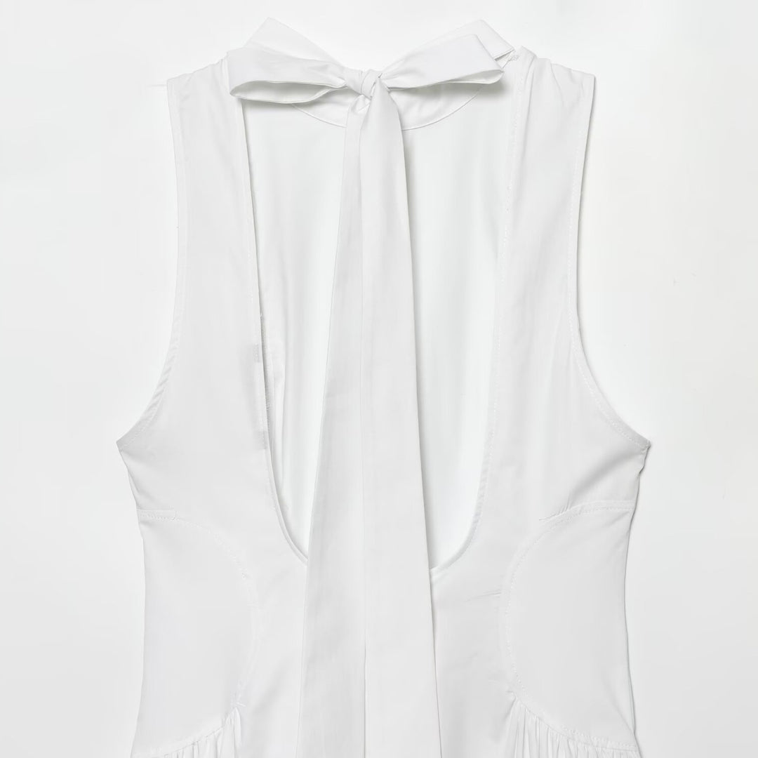 Damen Maxikleid mit elegantem Rundhalsdesign und fließendem Schnitt Echo Archiv