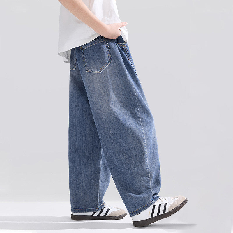 Unisex weite Jeans mit lässigem Schnitt Echo Archiv