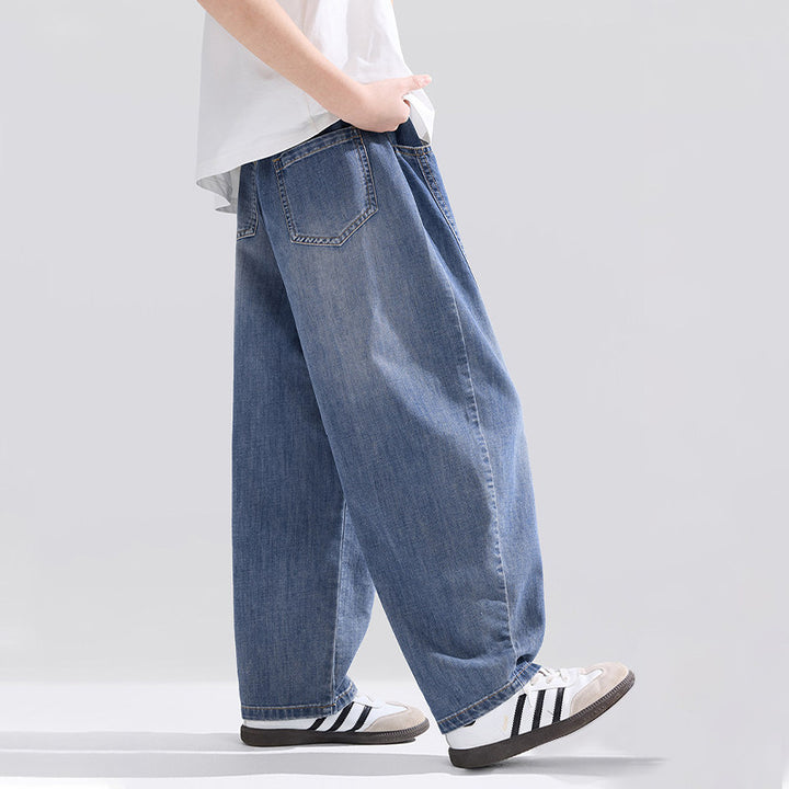 Unisex weite Jeans mit lässigem Schnitt Echo Archiv