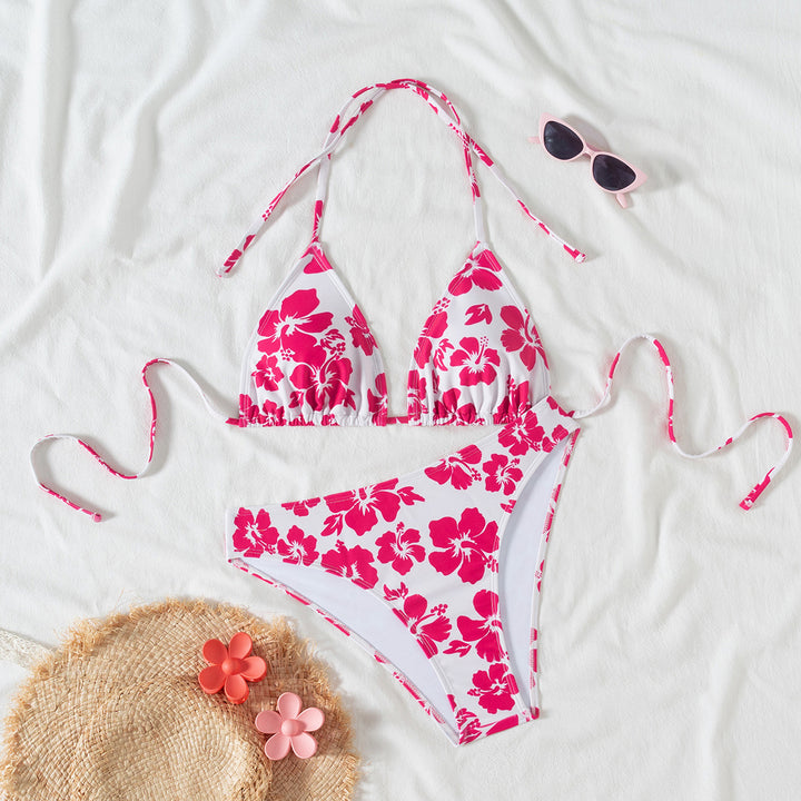 Damen Triangel-Bikini mit verstellbarem Halter und modischem Punktedesign Echo Archiv