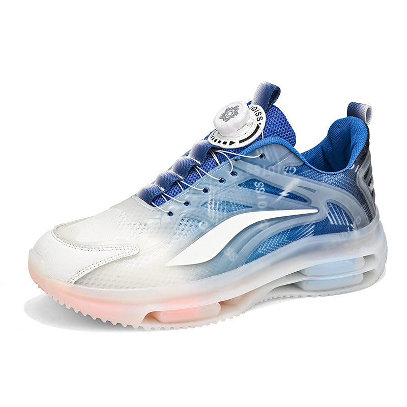 Unisex luftgepolsterte Hybrid-Sneaker mit transluzenter Hohlkammer-Zwischensohle und Drehverschluss – Norré