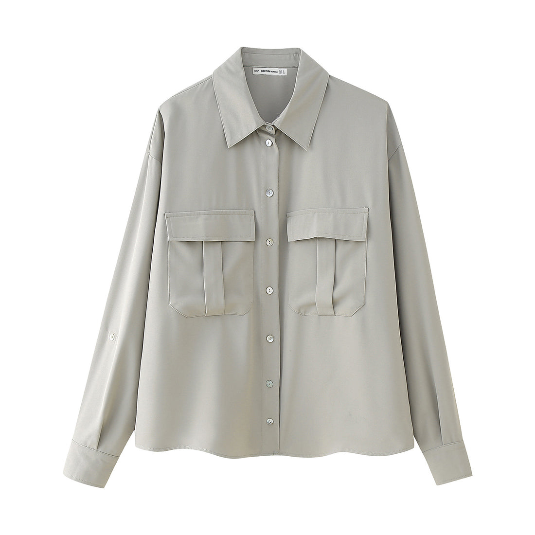 Damen Weite Komforthose mit hoher Taille, elastischem Taillenbund und Eingrifftaschen Echoarchiv