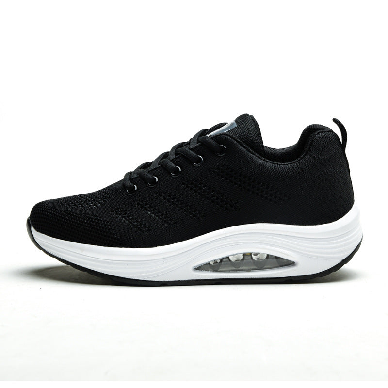 Damen nan atmungsaktiver Strick-Gehkomfort-Sneaker mit integrierter Luftfederung und ergonomischer Rockersohle Echo Archiv