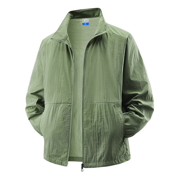 Herren Leichte Packbare Windjacke Echo Archiv