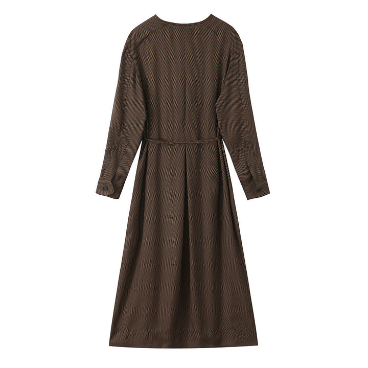 Damen Midikleid mit Knopfleiste und taillierbarem Gürtel Echo Archiv