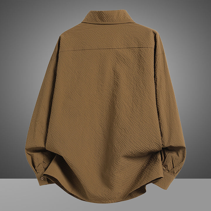 Herren lässige Overshirt mit Taschen Echoarchiv