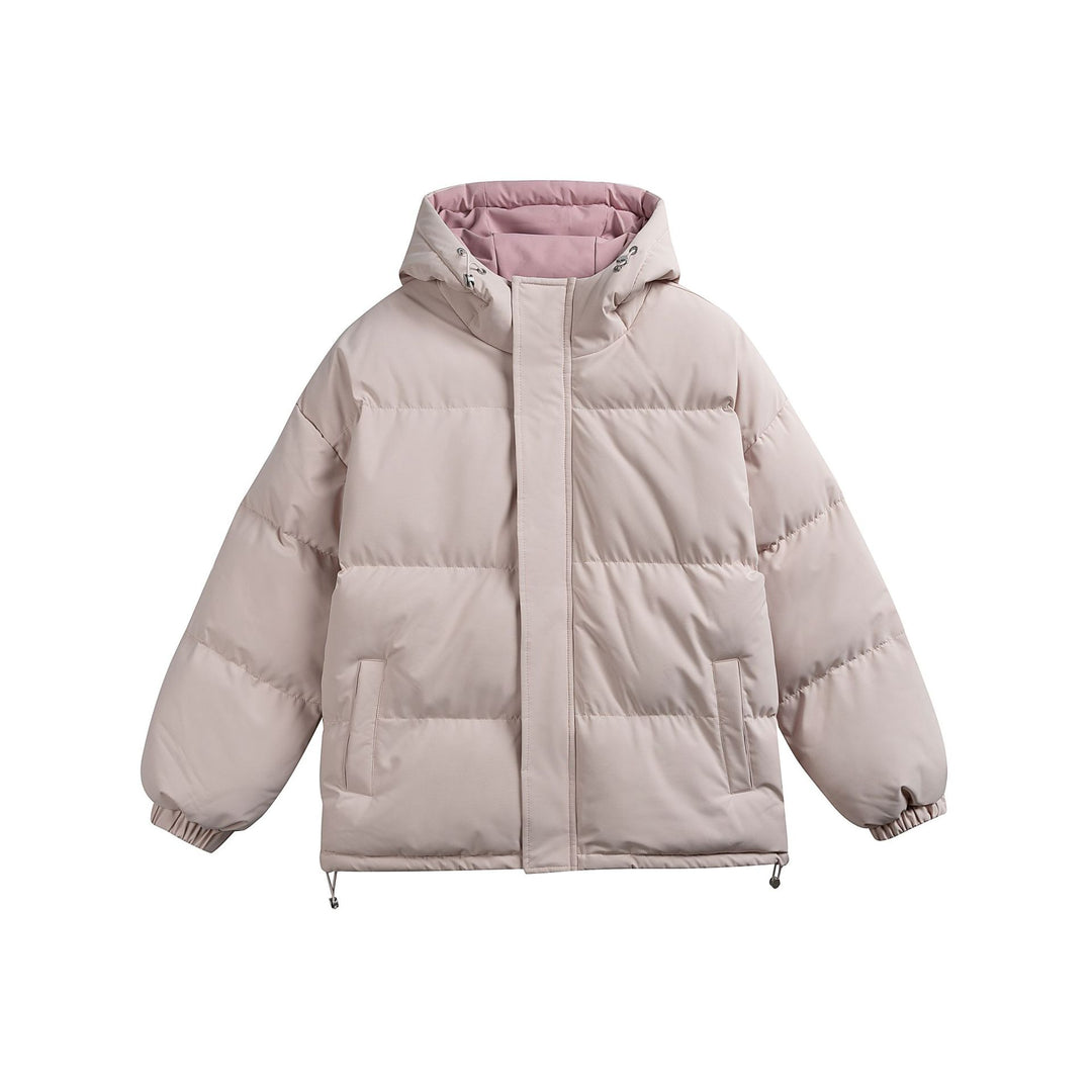 Damen Wattierte Kapuzen‑Steppjacke im Oversize‑Pufferschnitt mit Tunnelzugbund Echoarchiv