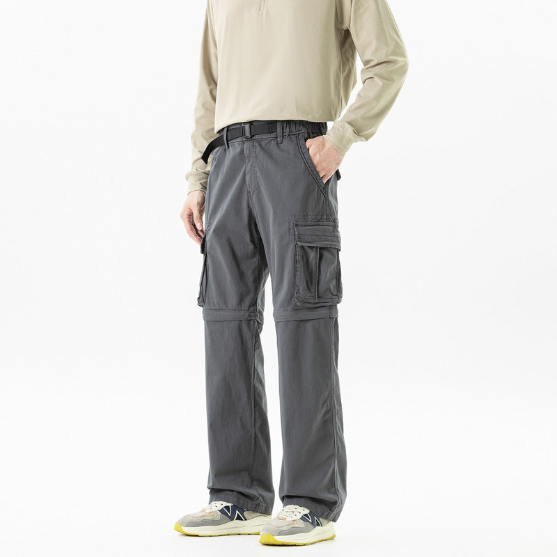 Herren Modulare Cargohose mit Reißverschluss-Beinabtrennung und Multifachtaschen Echo Archiv