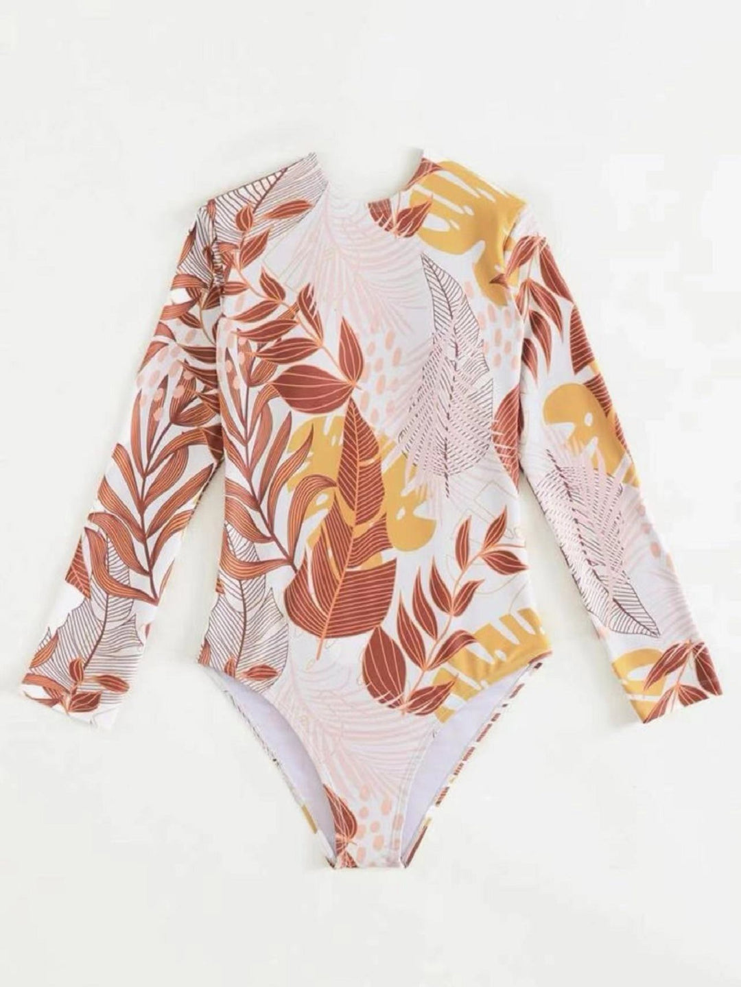 Damen Langarm Badeanzug mit floralem Design Echo Archiv