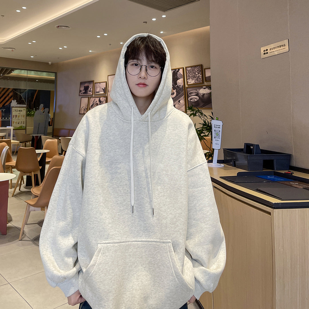 Damen Bequemer Oversized Kapuzenpullover Echoarchiv
