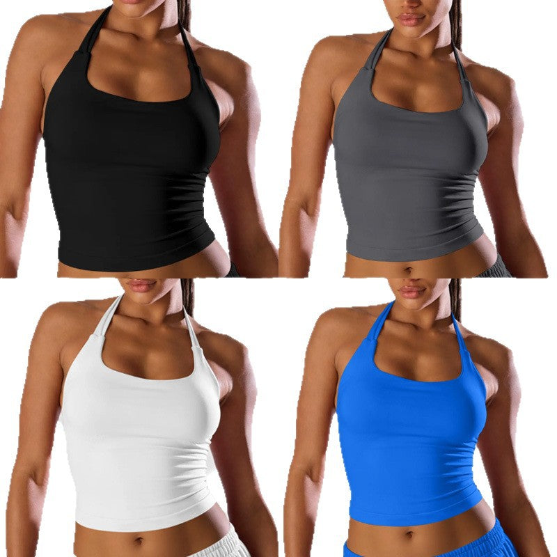 Damen Sportoberteil mit komfortablem Halter-Design und atmungsaktiven Materialien Echo Archiv
