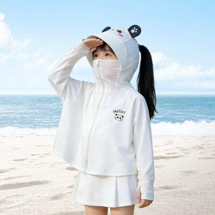Kinder Sonnenjacke mit Kapuze und UV-Schutz Echo Archiv