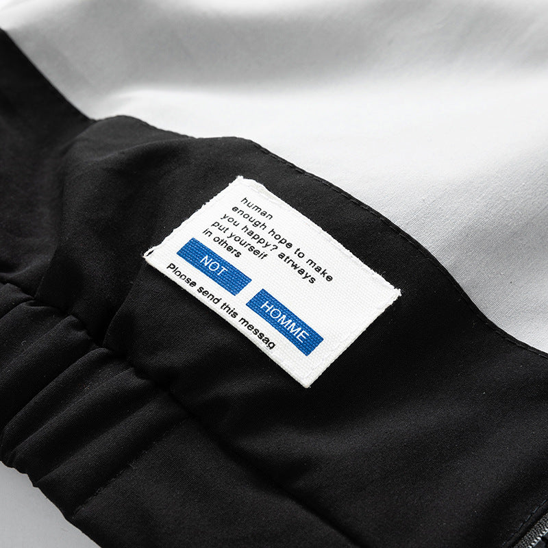 Herren Sportliche Track-Windbreakerjacke mit Stehkragen, Mesh‑Futter und Reißverschlusstaschen Echo Archiv