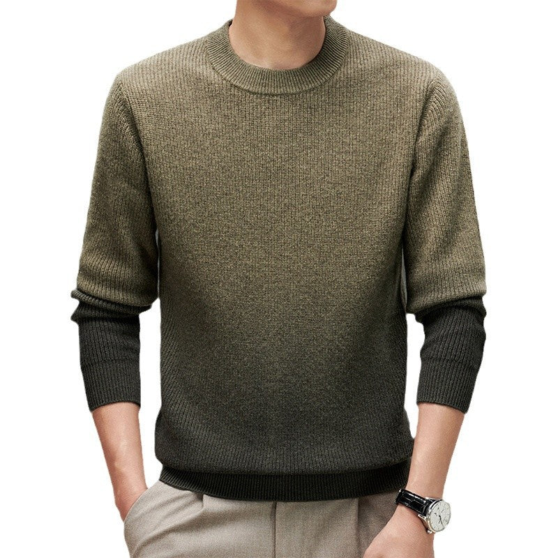 Herren modischer Rundhals-Pullover mit Farbverlauf Echoarchiv