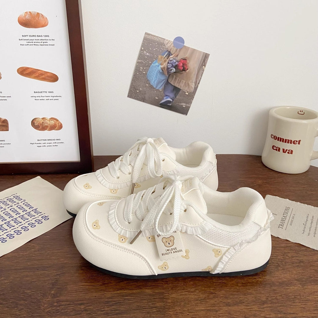 Damen Sneakers mit verspieltem Bärenmotiv und komfortabler Sohle Echo Archiv