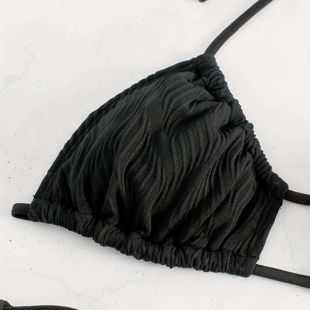 Damen Triangel-Bikini mit raffiniertem Rüschendesign Echo Archiv