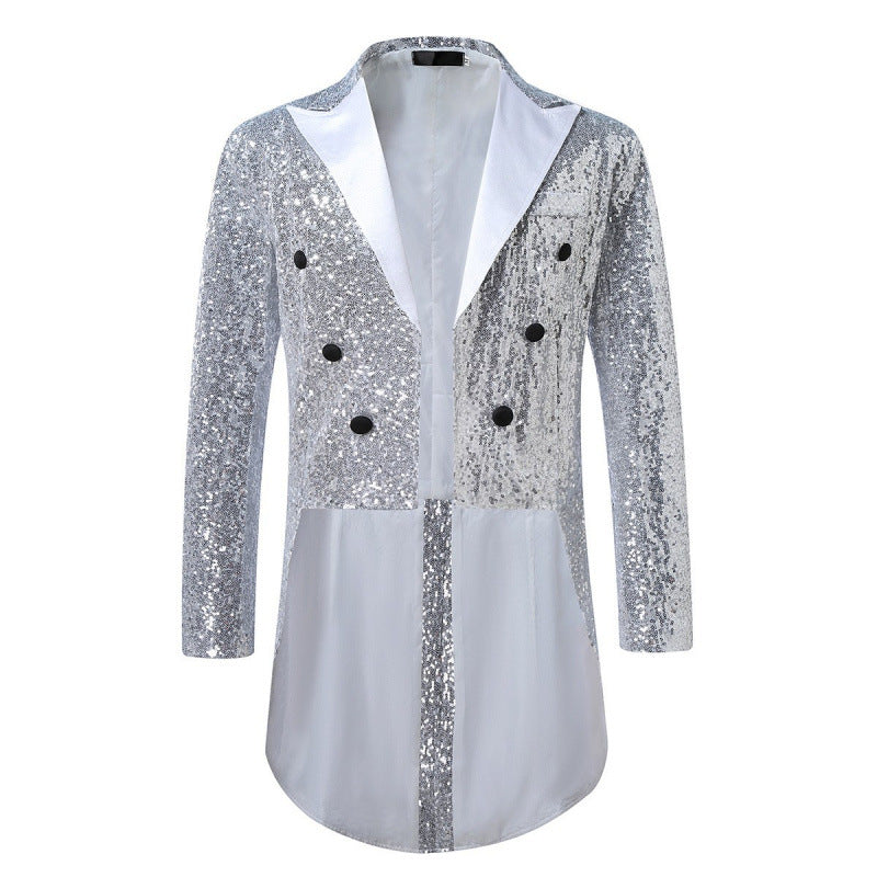 Herren Glitzernder Smoking-Blazer Echoarchiv
