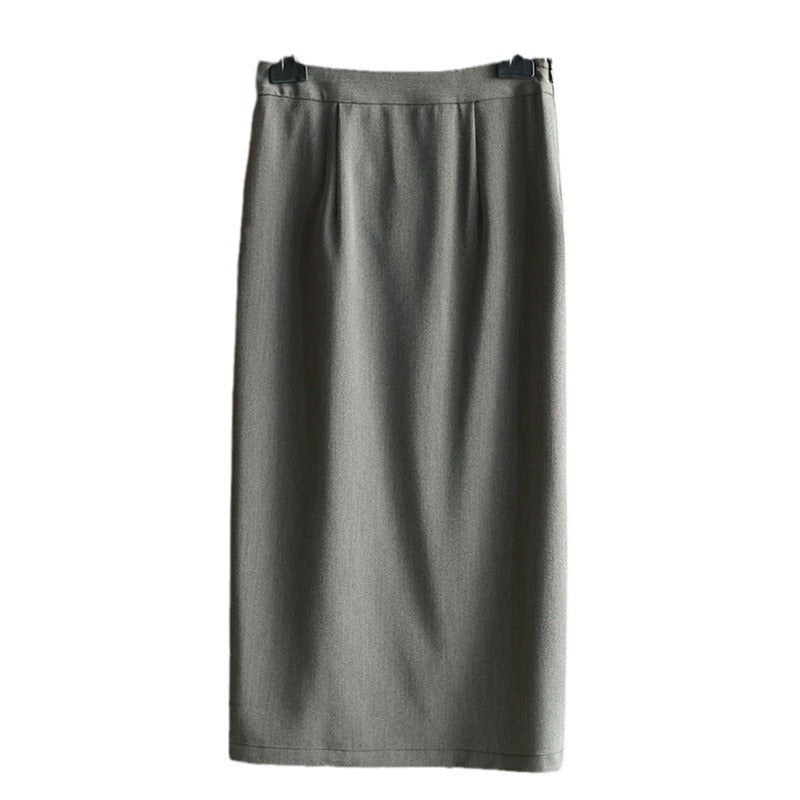 Damen Taillierter Midirock mit seitlichem Knotendetail und Drapierung Echo Archiv
