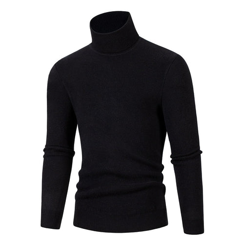 Herren Rollkragenpullover aus weichem Material Echoarchiv