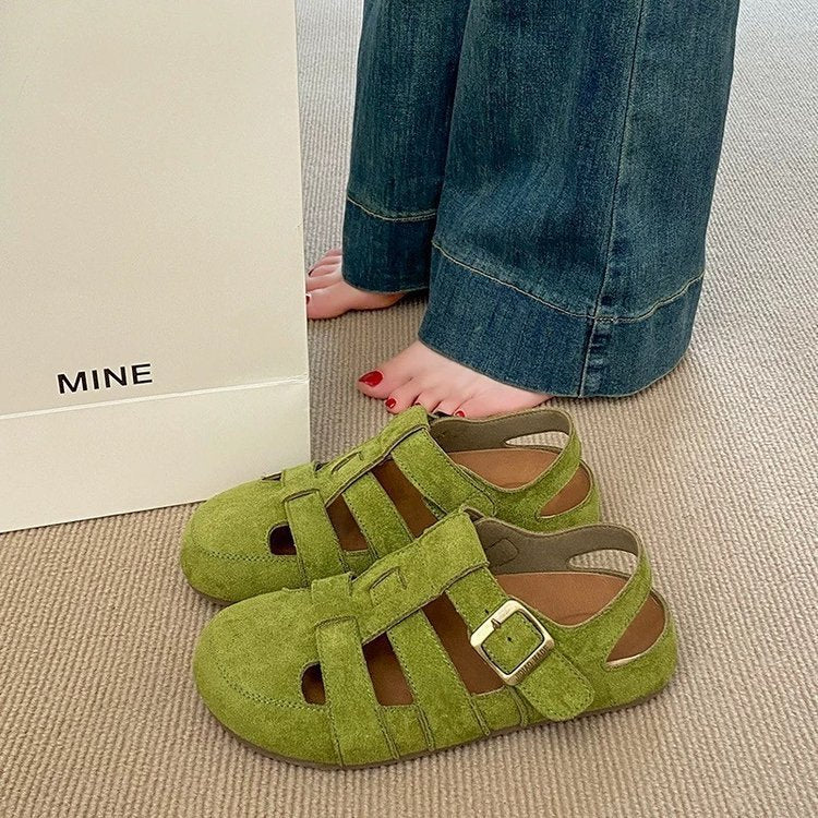 Damen Bequeme Sandalen mit verstellbaren Riemen und weichem Innenfutter Echoarchiv