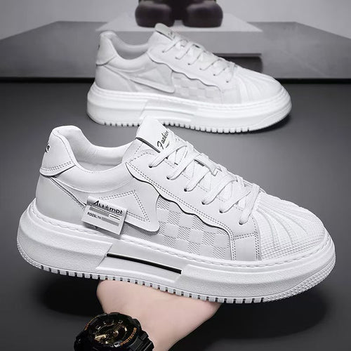 Damen modische Plattform Sneakers mit trendigem Karomuster und bequemer Dämpfung Echo Archiv