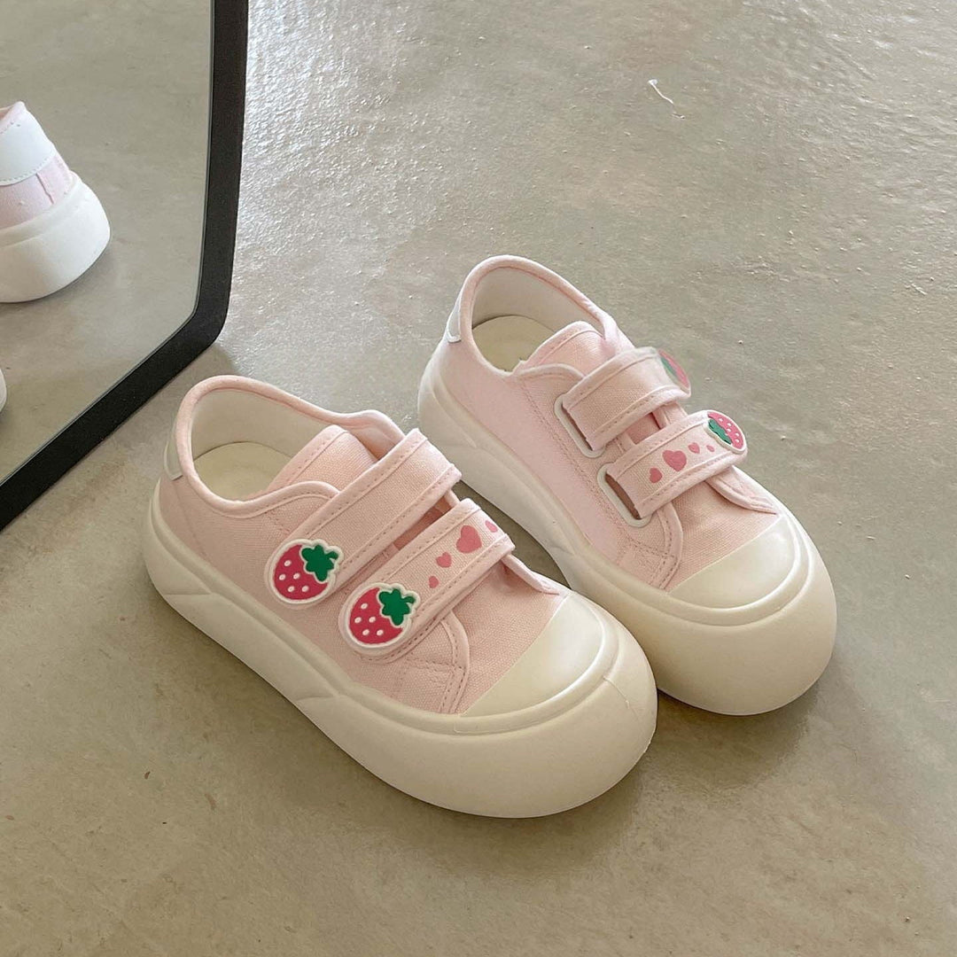 Damen bequeme und verspielte Sneaker mit Klettverschluss von Echo Archiv