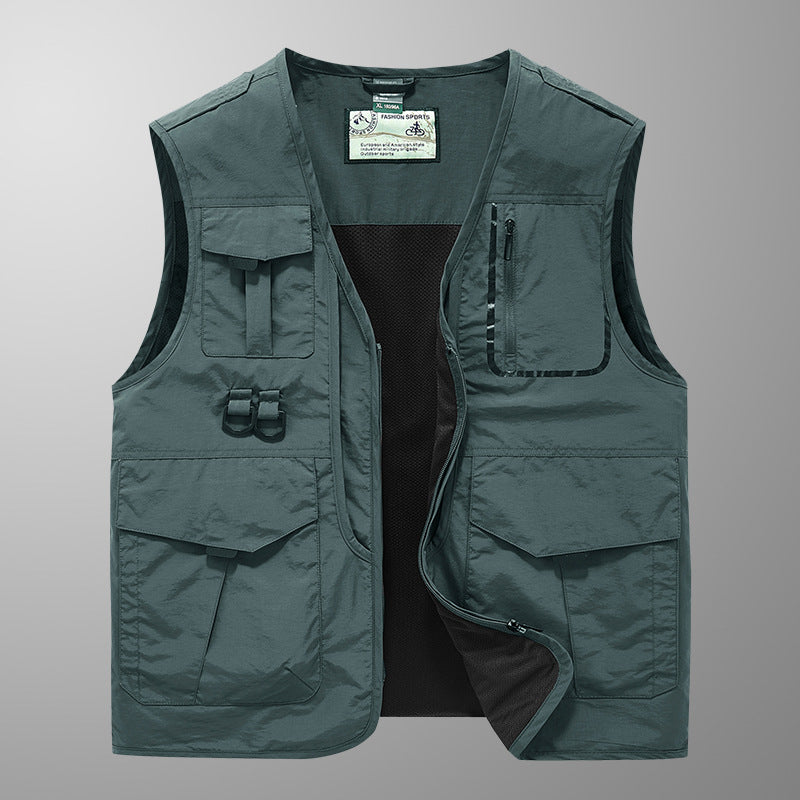 Herren Multifunktionale Outdoor-Weste Echo Archiv 1788241898