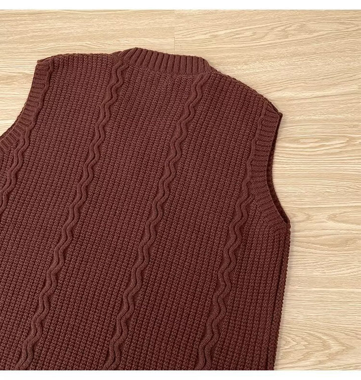Damen Strickpullover ohne Ärmel Echoarchiv