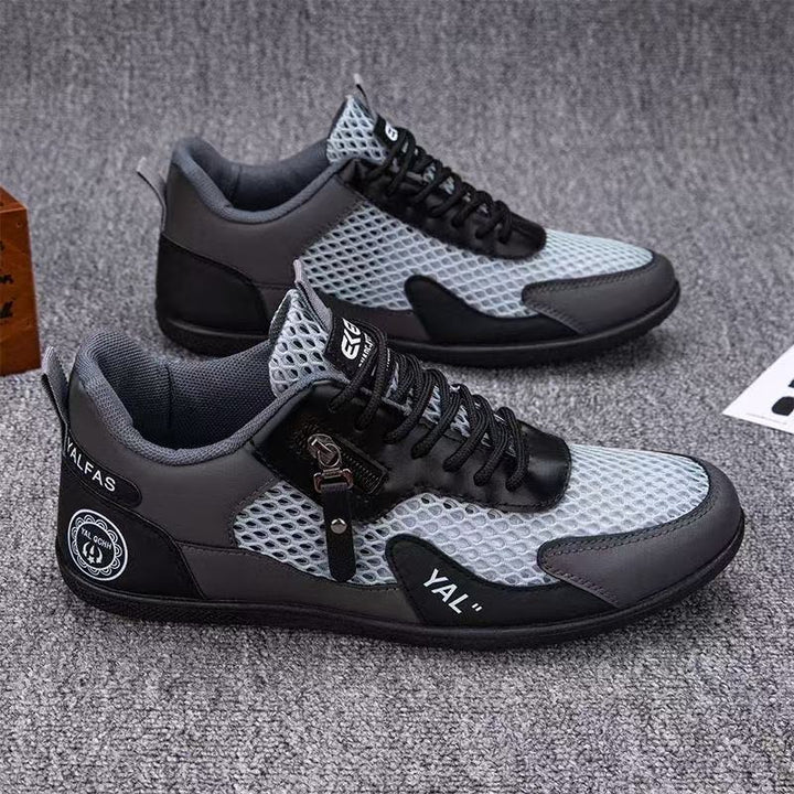 Herren Sportliche Outdoor-Sneaker mit Reißverschluss-Detail und griffiger Trail-Sohle Echoarhiv