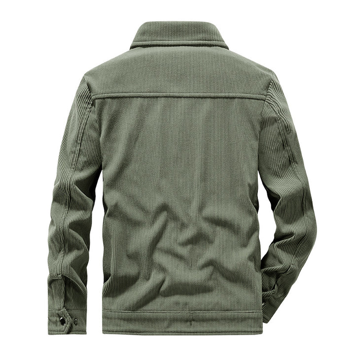 Herren Lässige Cordjacke mit praktischen Brusttaschen Echo Archiv