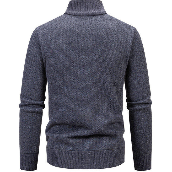 Herren Strickjacke mit modernem Zipper und seitlichen Reißverschlusstaschen Echoarchiv