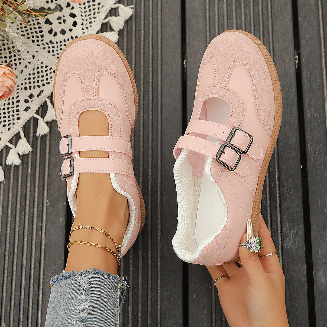 Damen Komfortable Sneakers mit doppeltem Klettverschluss Echo Archiv